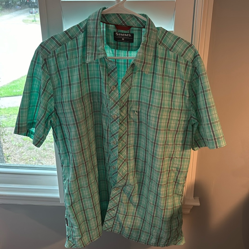 Simms lightweight short sleeve shirt.